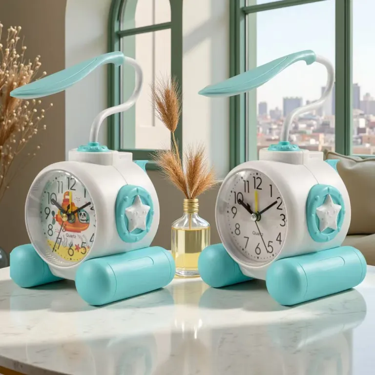 چراغ خواب همبرگری خلاقانه LED شارژی کنار تخت مخصوص کودکان با مدادتراش و محفظه، چراغ رومیزی هدیه