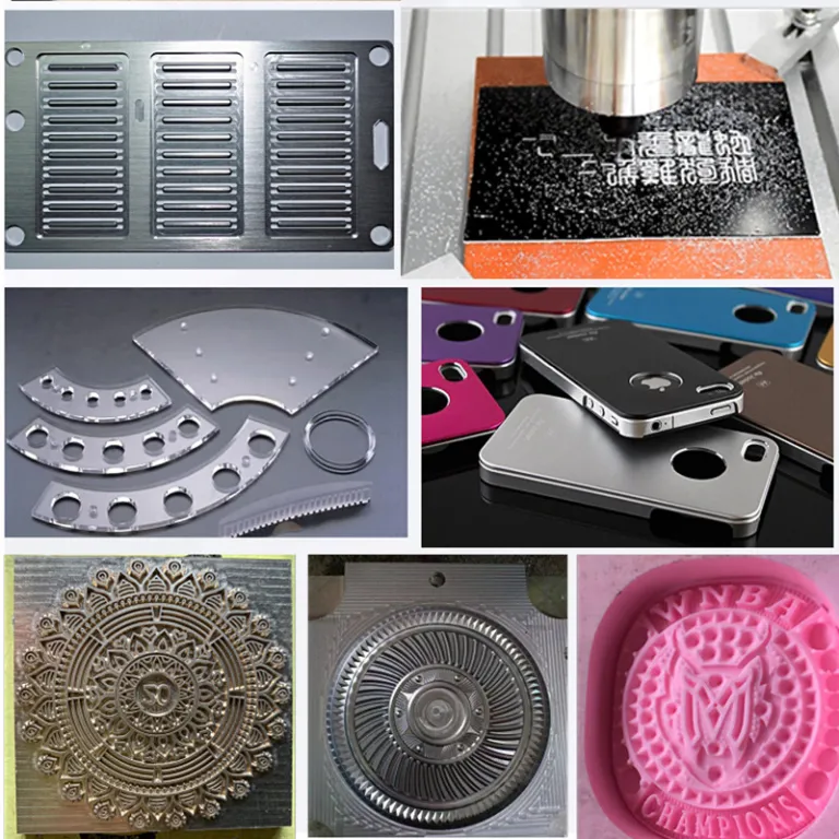 دستگاه حکاکی CNC رومیزی تمام‌اتوماتیک فلزات کوچک 4040 قالب چهار و پنج محوره با دقت بالا و توان بالا