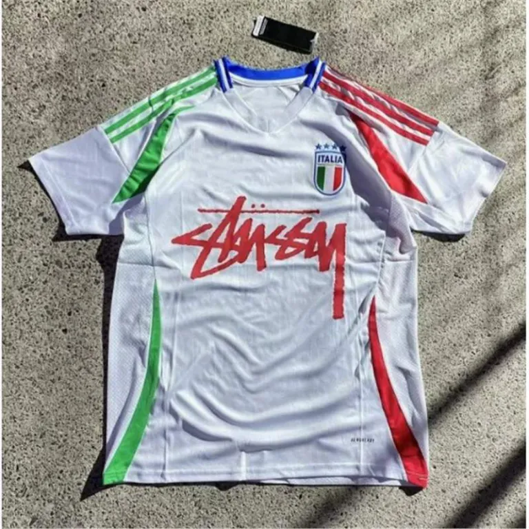 پیراهن فوتبال کراس‌بوردر 2026 پیراهن جام جهانی ایتالیا 125 سالگرد برزیل مدل مشترک آستین کوتاه تیم