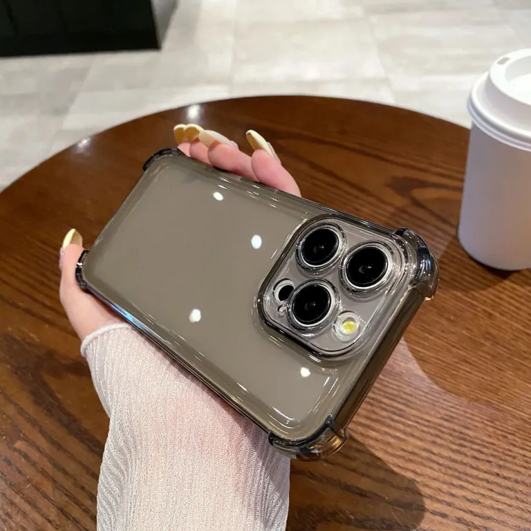 قاب فضایی شفاف نرم ضدضربه جدید اپل 18promax 17 مناسب برای گوشی iPhone16 15