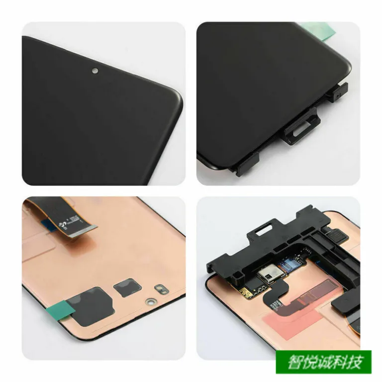 مناسب سامسونگ S20Plus مجموعه صفحه‌نمایش با قاب S20+ خمیده 5G کریستال مایع G985 صفحه‌نمایش اصلی AMOLED