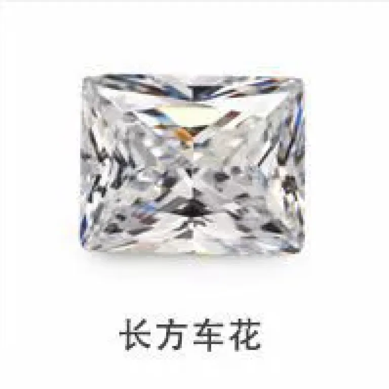 3x3~10x10mm سنگ زیرکونیا اوژو نگین الماس بدلی لوازم DIY مربع قهوه‌ای