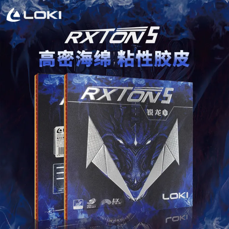 روکش لاستیکی راکت پینگ‌پنگ LOKI Thor Ruilong 1 3 5 PRO با اسفنج آبی مخصوص تیم استانی، نسخه ملی 9