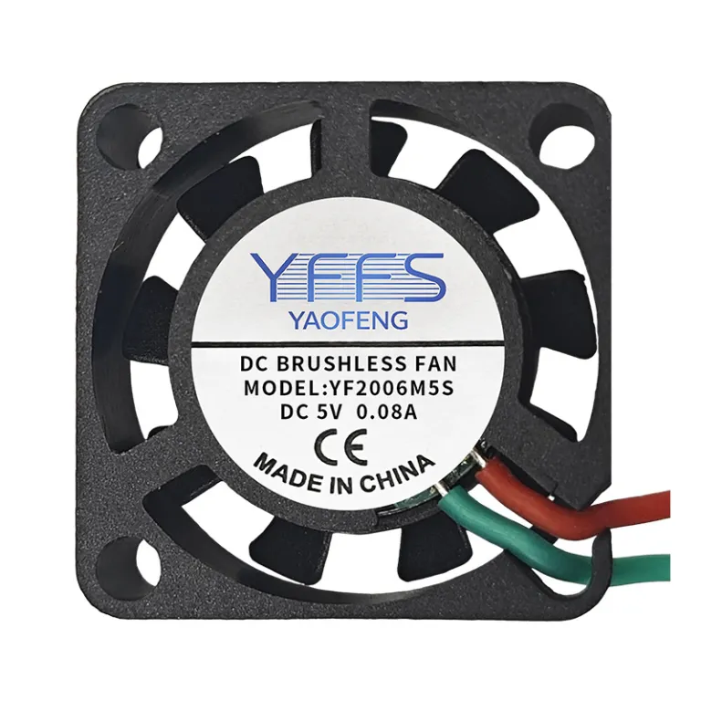 2006 فن خنک‌کننده 12V فن خنک‌کننده برای چراغ خودرو، پروژکتور کوچک و دستگاه سنجش هوا 20*20*6mm