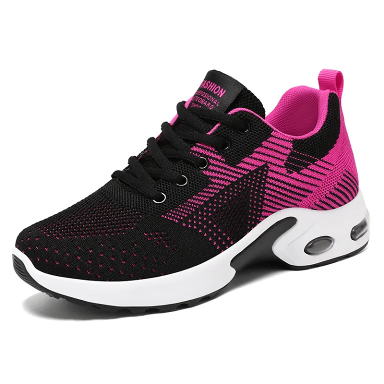 کفش ورزشی زنانه بهاره کراسبوردر سایز بزرگ زیره نرم کفش دویدن کفش هوا shoes کفش توری راحتی