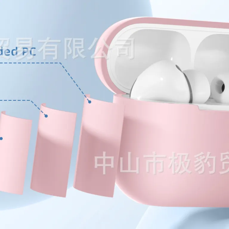 قاب سیلیکونی ضد ضربه ایرپاد مناسب Pro3/5/4 اپل بلوتوث قاب محافظ ضخیم