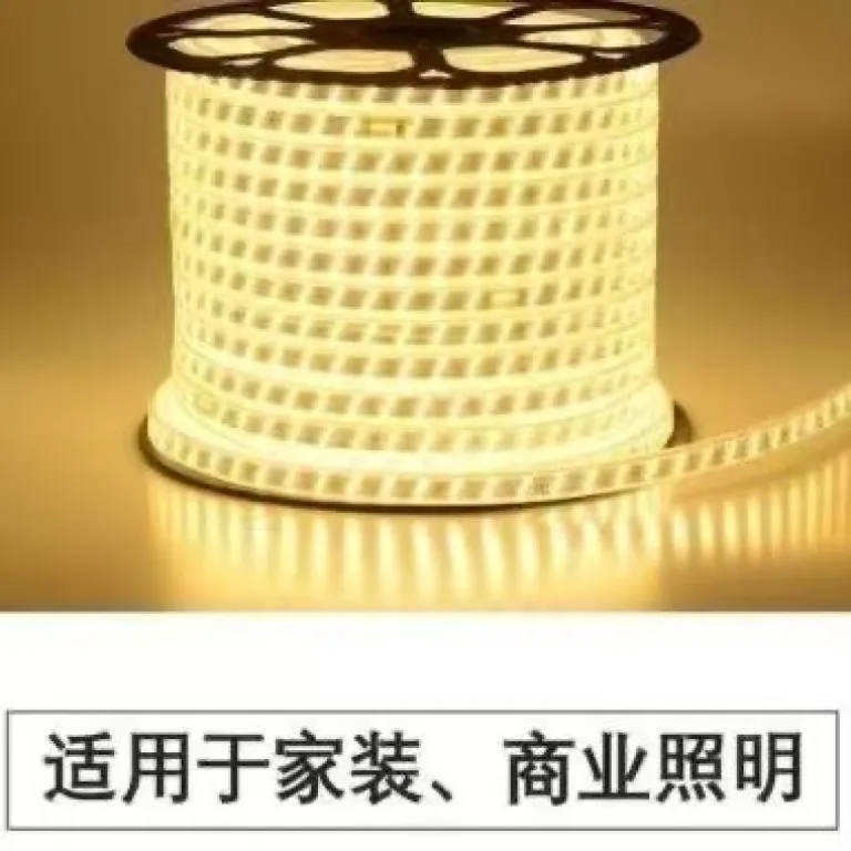 نوار LED فشار قوی 220V ضدآب بیرونی برای تونل و پل، نوار مهندسی روشن و ضدآب انعطاف‌پذیر