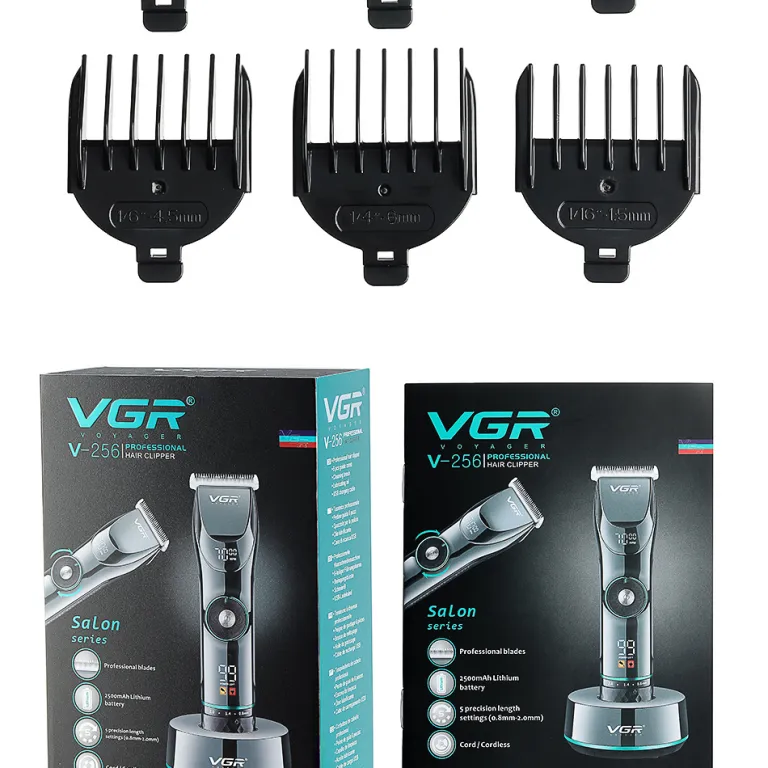 ماشین اصلاح موی حرفه‌ای سالنی VGR V-256 برای آرایشگران