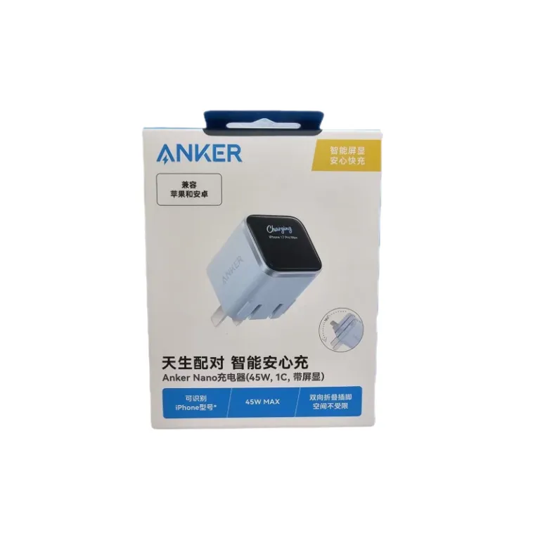 شارژر Anker سازگار با اپل PD45W شارژر سریع iPhone17/16 شارژر موبایل 45W