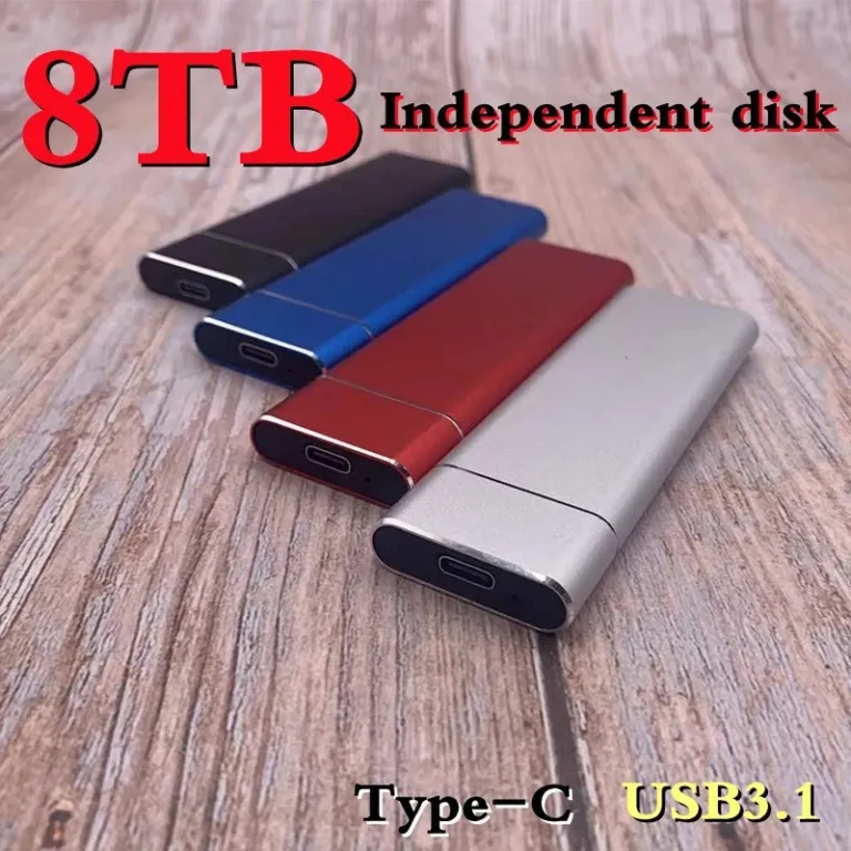 هارد SSD اکسترنال پرسرعت جدید پرفروش 500G-60TB ارتقاء ظرفیت اکسترنال فوق سریع 8T16T10T