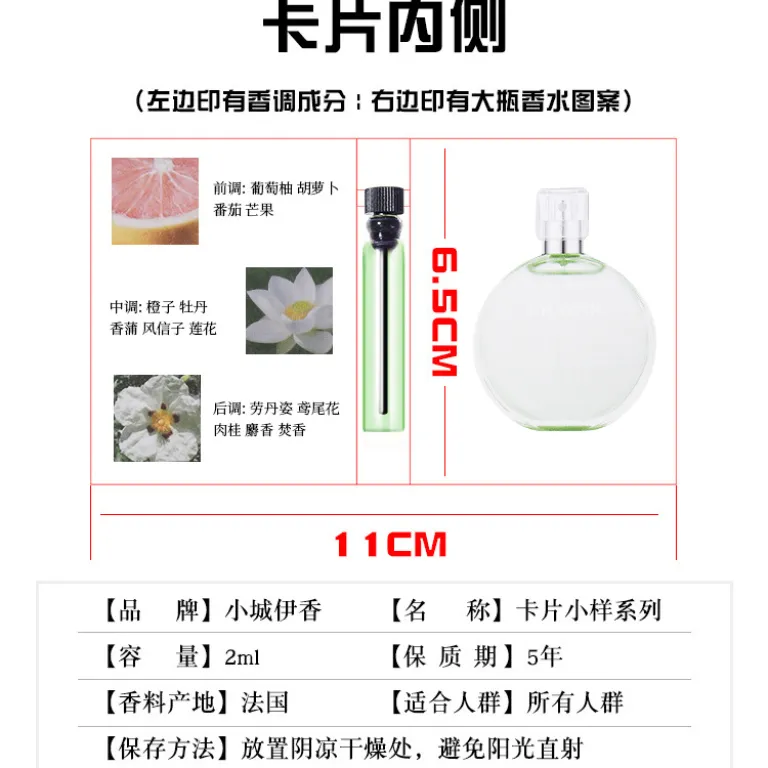 عطر کارتی برند معروف زنانه و مردانه ماندگار 2ml مینیاتوری Q نسخه کوچک پرفیوم