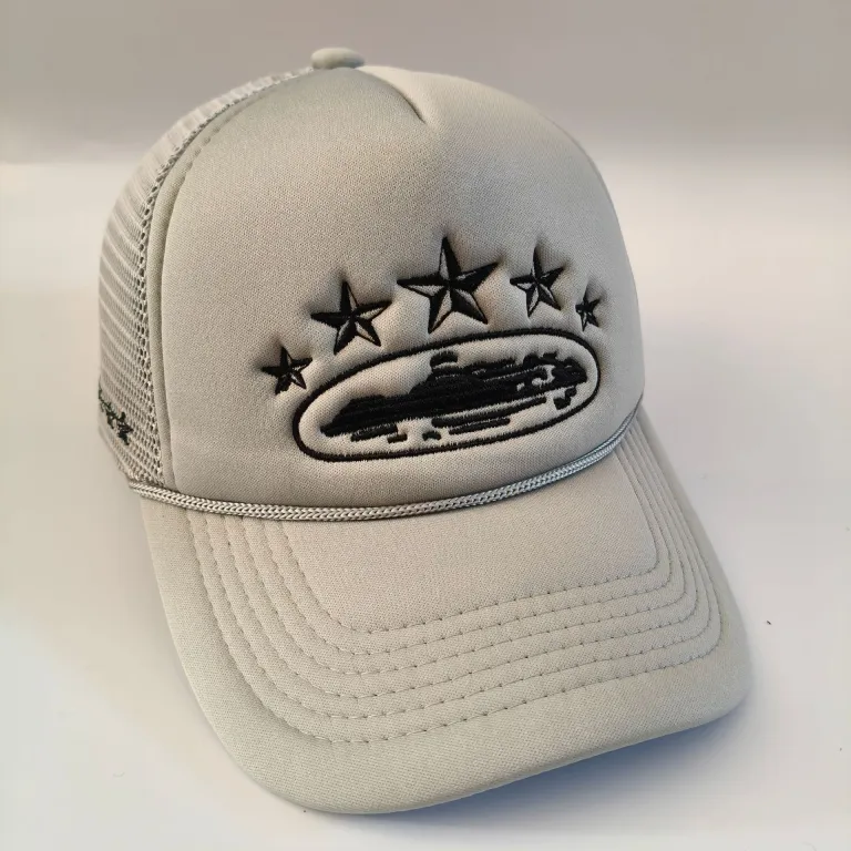 کلاه کامیون‌دار آمریکایی Corteiz 5 Starz Alcatraz Trucker 2023 مدل جدید