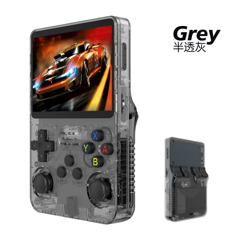 کنسول بازی جدید R36S کنسول دستی با کیفیت تصویر بالا 3D دارای دو جوی‌استیک، شبیه‌ساز GBA و آرکید، بازی King of Fighters