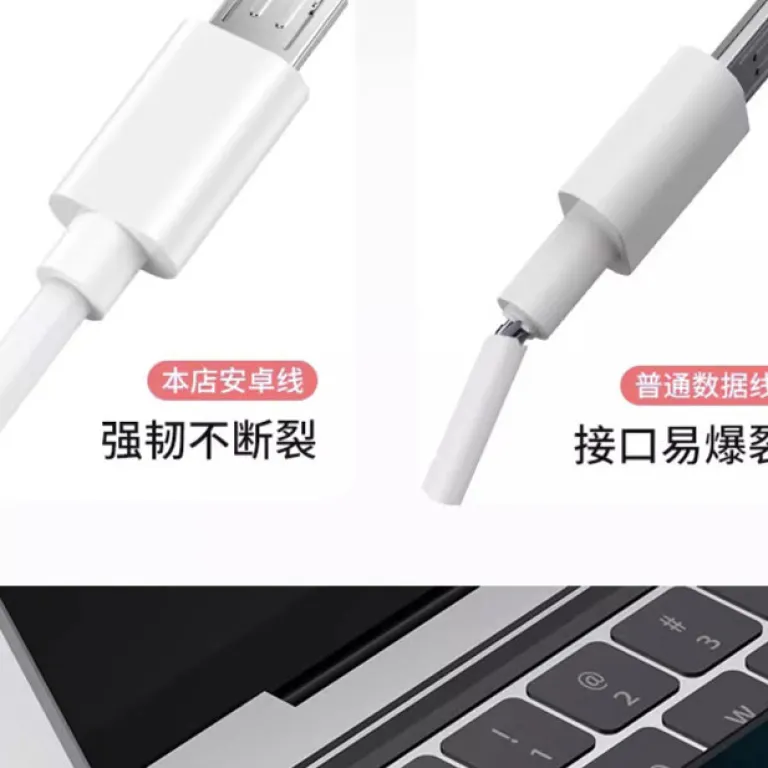6A کابل دیتا USB شارژ سریع مناسب گوشی‌های هواوی و آنر اندروید، کابل شارژ تک‌سر با کانکتور اصلی ذوزنقه‌ای