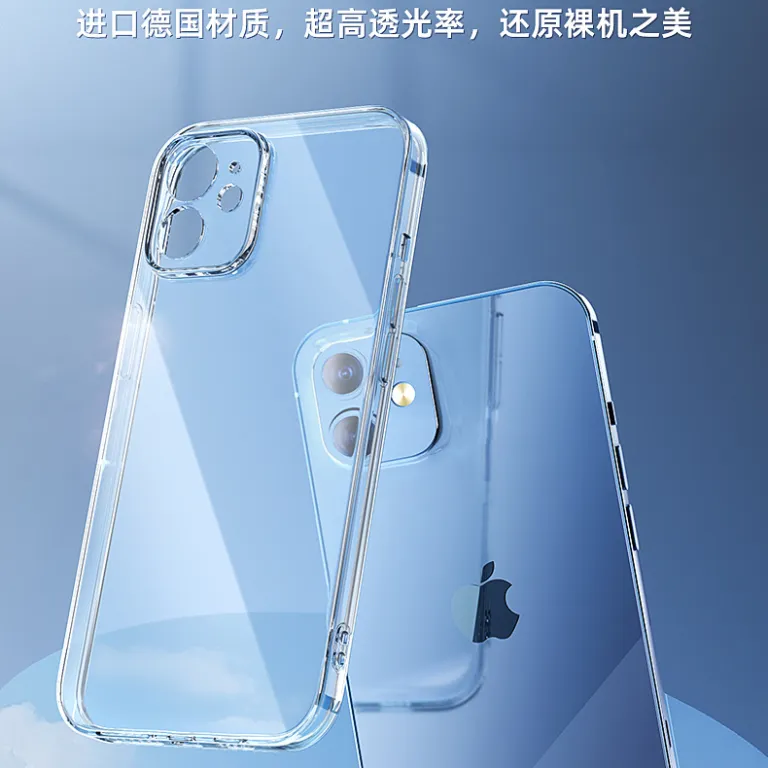 قاب گوشی اپل 18 شفاف نرم iphone17 ضد ضربه چهار گوشه باریک 15 محافظ فضایی 16pro14