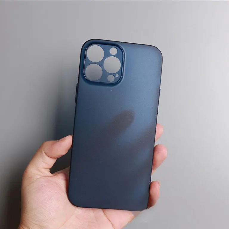 قاب گوشی سیلیکونی مات نیمه‌شفاف فوق‌نازک با حس بدون قاب مناسب اپل 16promax iPhone17