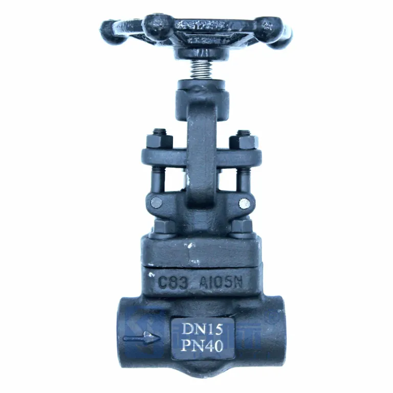 شیر توقف فولاد آهنگری مقاوم به دما و فشار بالا J61H/W/Y با اتصال جوشی/سوکتی Stop Valve