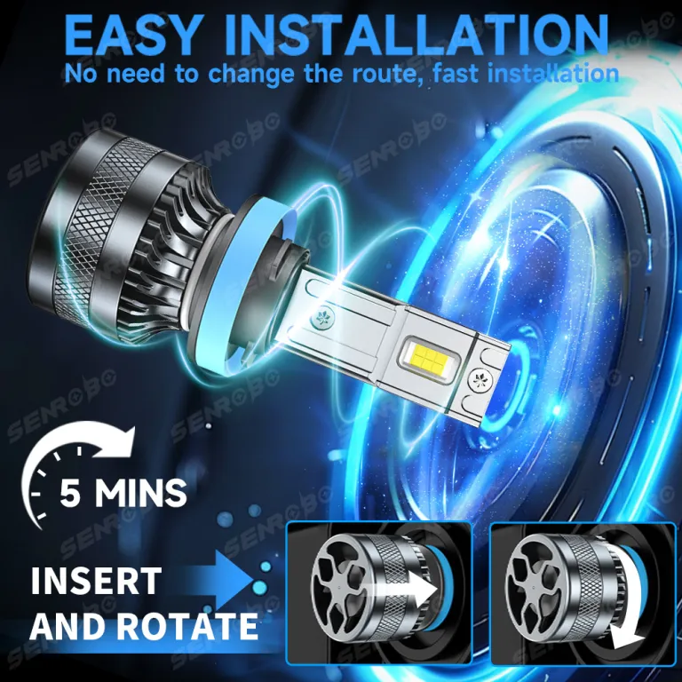 چراغ جلوی LED خودرو پرقدرت آمازون مخصوص کراس‌بردر H1H7H4 چراغ جلوی LED خودرو H119005