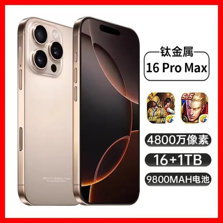 جدید 16GB+1TB آیفون 16Promax اصل با یارانه ملی 5G اپل 17Promax گوشی موبایل از وب‌سایت رسمی