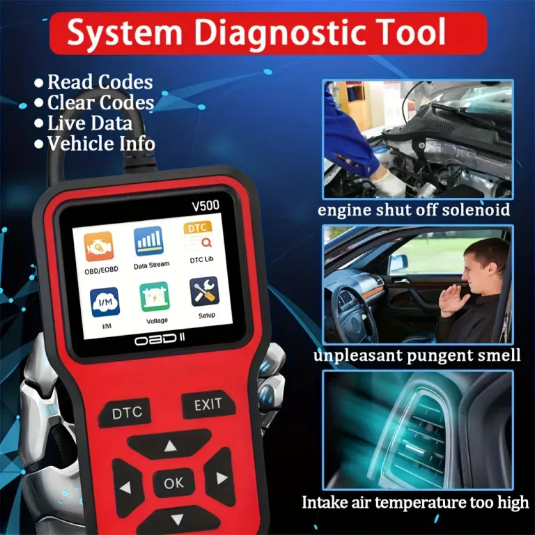 دستگاه عیب‌یاب خودرو OBD2 v500 کارت‌خوان کد خطا اسکنر مخصوص تجارت خارجی