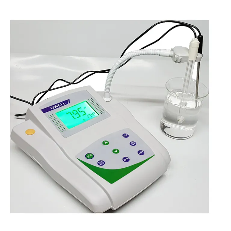 PHS-3DW PH متر دیجیتال میکروکامپیوتری رومیزی، اسیدسنج با دقت بالا، تشخیص‌دهنده اسیدیته و قلیائیت با جبران دما