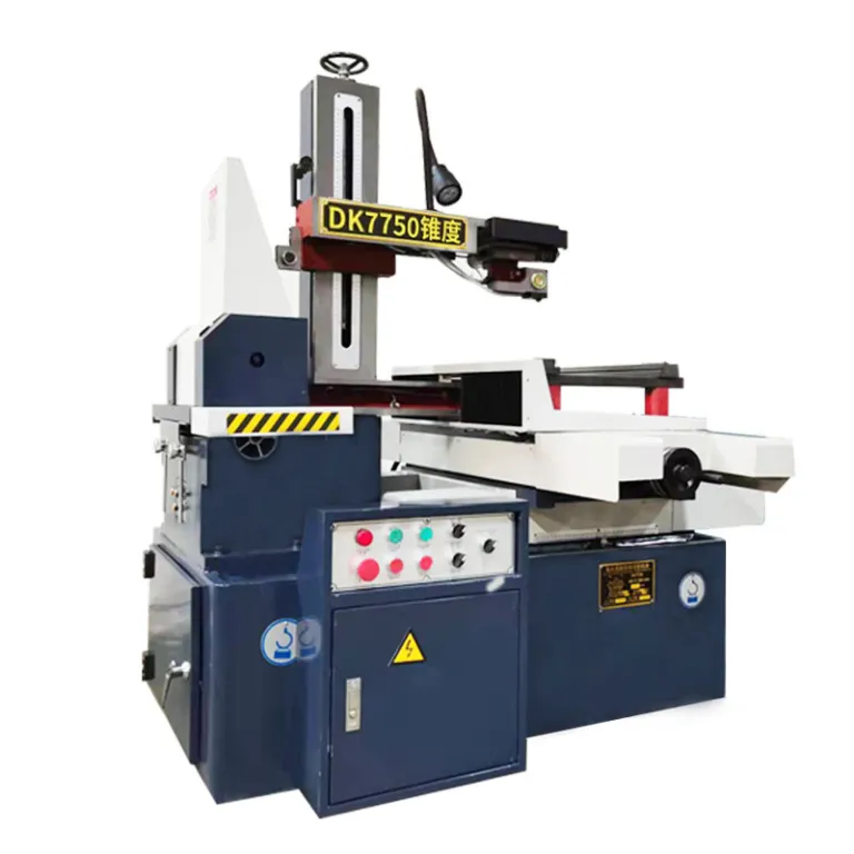 دستگاه وایرکات DK7750 سیمبر سریع، دستگاه برش سیمی تخلیه الکتریکی CNC با دقت بالا و سرعت بالا، پرداخت در محل