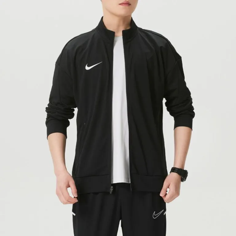 Nike ست ورزشی مردانه بهاره و پاییزه یقه‌ایستاده، کاپشن و شلوار بلند راحت و شیک
