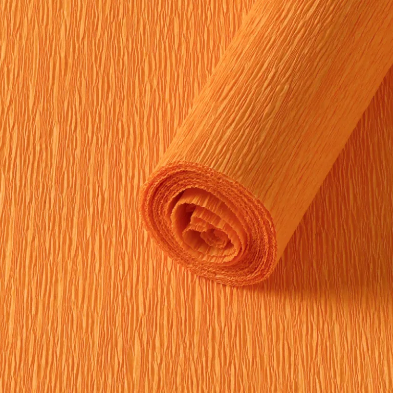 فروش مستقیم کارخانه، کاغذ کرپ رنگی ضخیم، مواد ساخت گل دستی، کاغذ DIY چین‌دار، کاغذ دستی برای گل رز