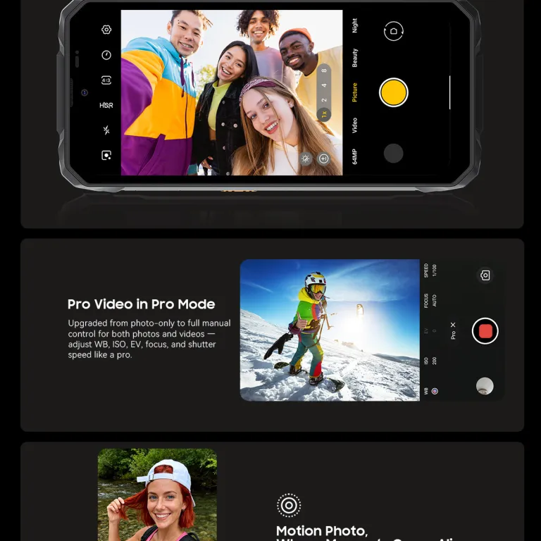 گوشی هوشمند سه‌محافظ سری Blackview ROcK نسل 1 با نمایشگر ثانویه بزرگ، تحویل هنگ کنگ