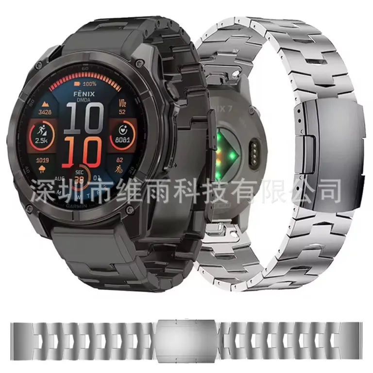 22mm/26mm بند تیتانیومی سریع مناسب گارمین fenix8 7 7X Garmin QuickFenix