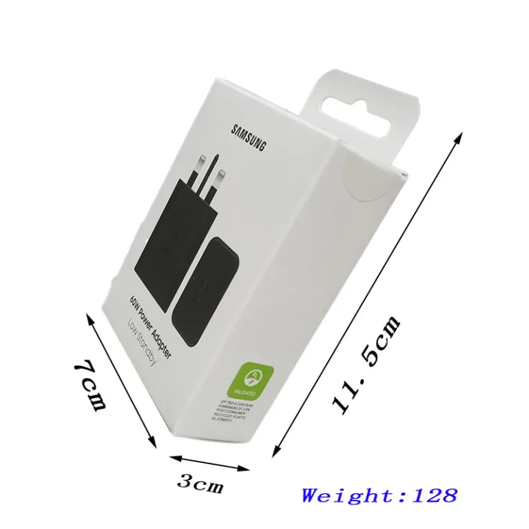 شارژر EP-T6010 با دوشاخه اروپایی، آمریکایی و انگلیسی 60W مناسب سامسونگ گلکسی S26U/S26+ شارژ فوق‌سریع 3.0