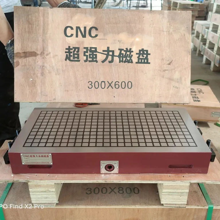 CNC2030 چاک مغناطیسی دائمی قوی ساکشن کاپ دستگاه حکاکی CNC فرز دروازه‌ای ماشین‌کاری قطعات قالب فلزی