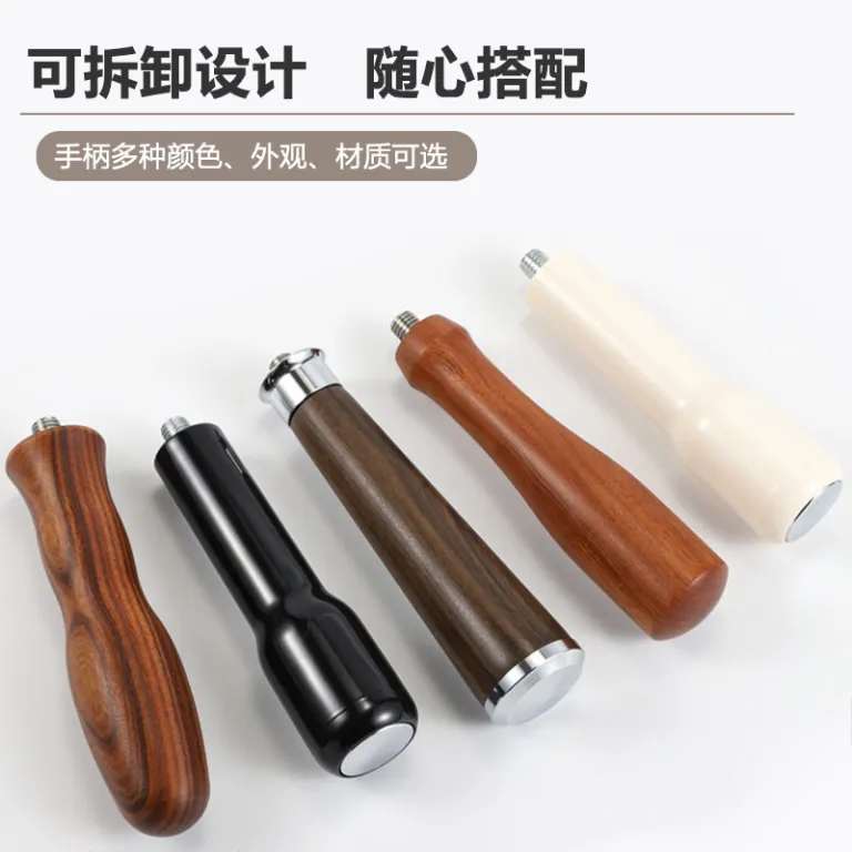 دسته بدون کف قهوه‌ساز Barsetto 58mm با دسته چوبی و استیل ضدزنگ