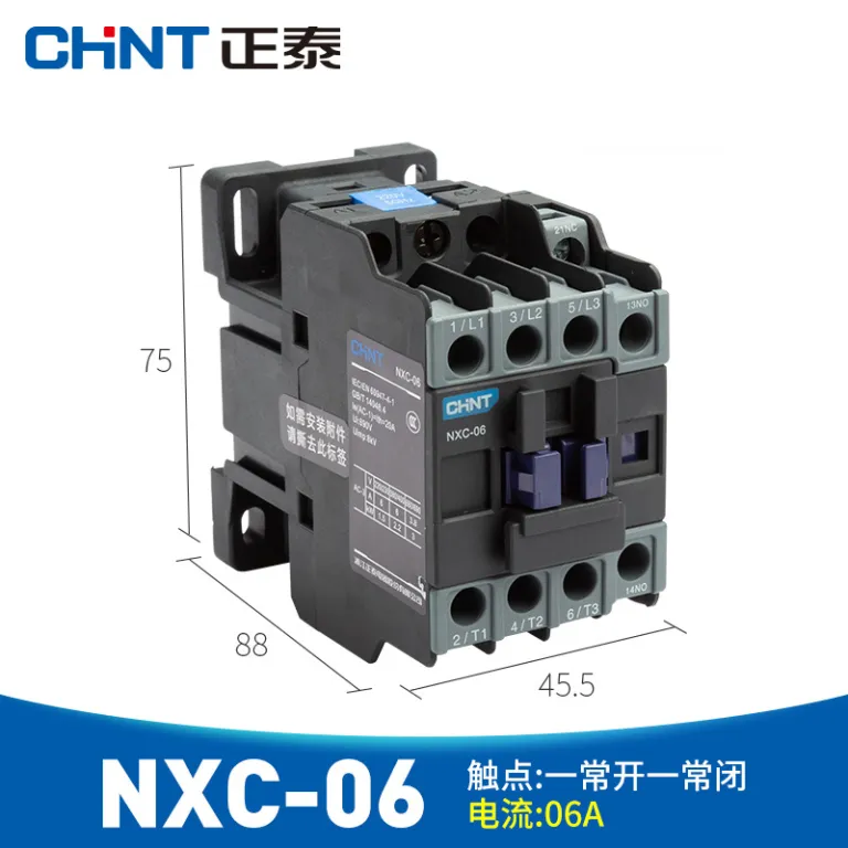 کنتاکتور AC چینت 220V سه‌فاز CJX2-12/1810/25/32/40/65/95NXC380V24V