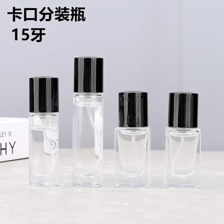 F054A - فروش مستقیم کارخانه 10ML25ML عطر پخش‌کن دهانه کارتی شیشه‌ای اسپری خالی مشابه آزمایشگاهی