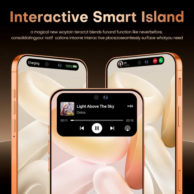 i17ProMax گوشی موبایل کراس‌بوردر 7.3 اینچ صفحه‌نمایش بزرگ 3+64GB اندروید واقعی 4G گوشی هوشمند تجارت خارجی 1 نسبت به 1