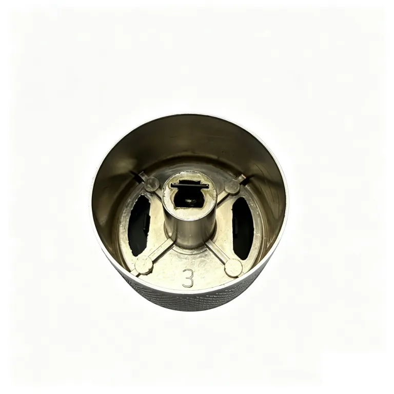 دسته فلزی طرح بافت آلیاژ روی-آلومینیوم سوراخ 6mm دسته لوکس اجاق گاز قطعات یدکی شیر کنترل