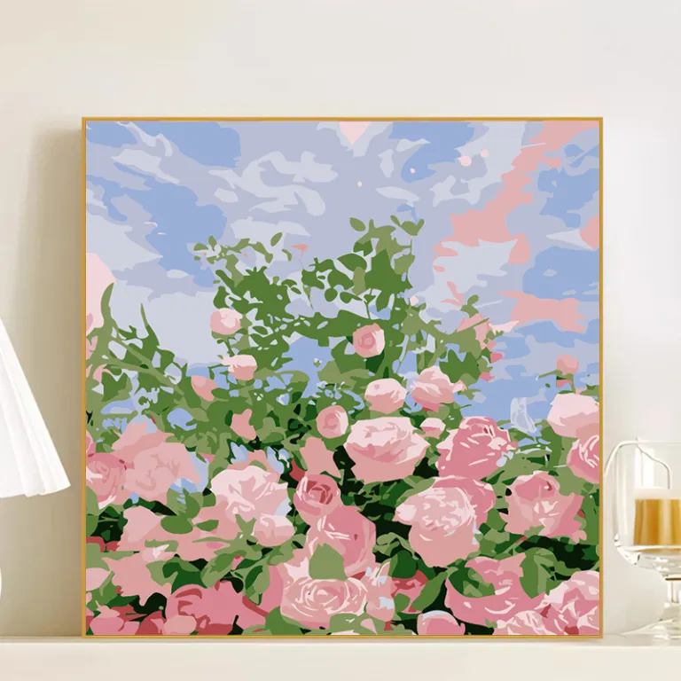 نقاشی رنگ‌آمیزی با اعداد دیجیتال جدید برای کودکان، نقاشی کارتونی انیمه‌ای، کاردستی تزئینی، عمده از کارخانه