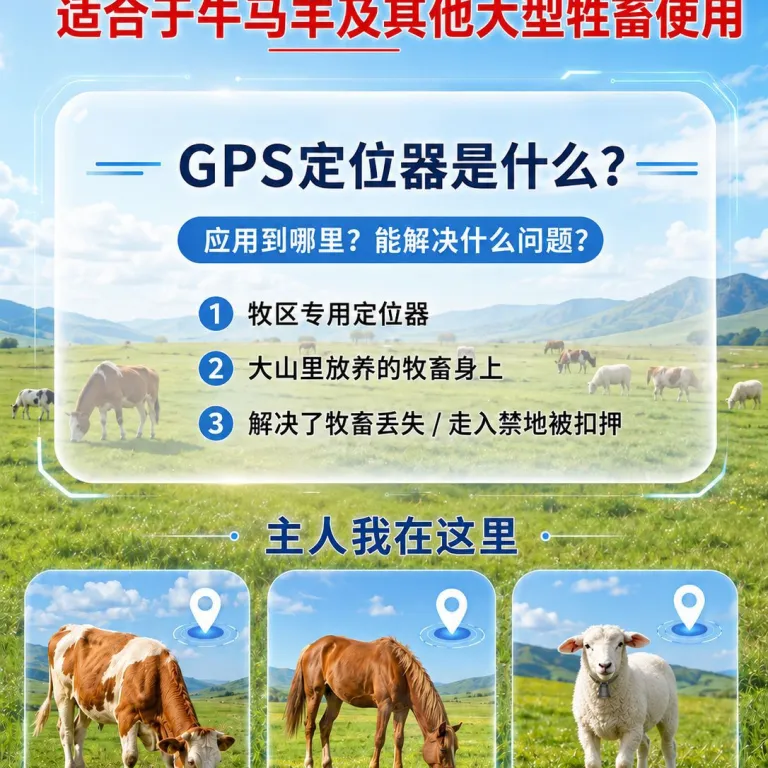 5G ردیاب خورشیدی گاو و گوسفند، ردیاب GPS گاو و گوسفند، ضدآب و ضدسرقت، ماهواره بیدو