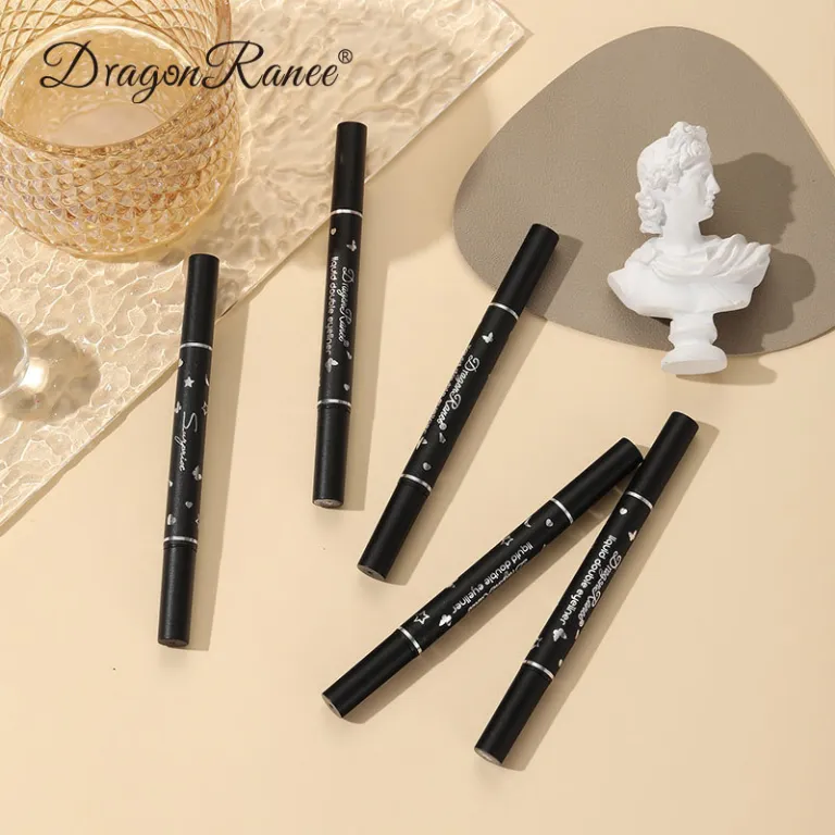 خط چشم دو سر با مهر مثلثی DragonRanee، ماژیکی، 2 عدد 1، مناسب افراد تنبل