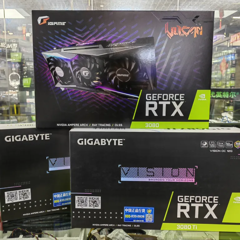 کارت گرافیک دست دوم گیمینگ برندهای مطرح 3060 3060ti 3070 3080 3080ti 3090 عمده و تک