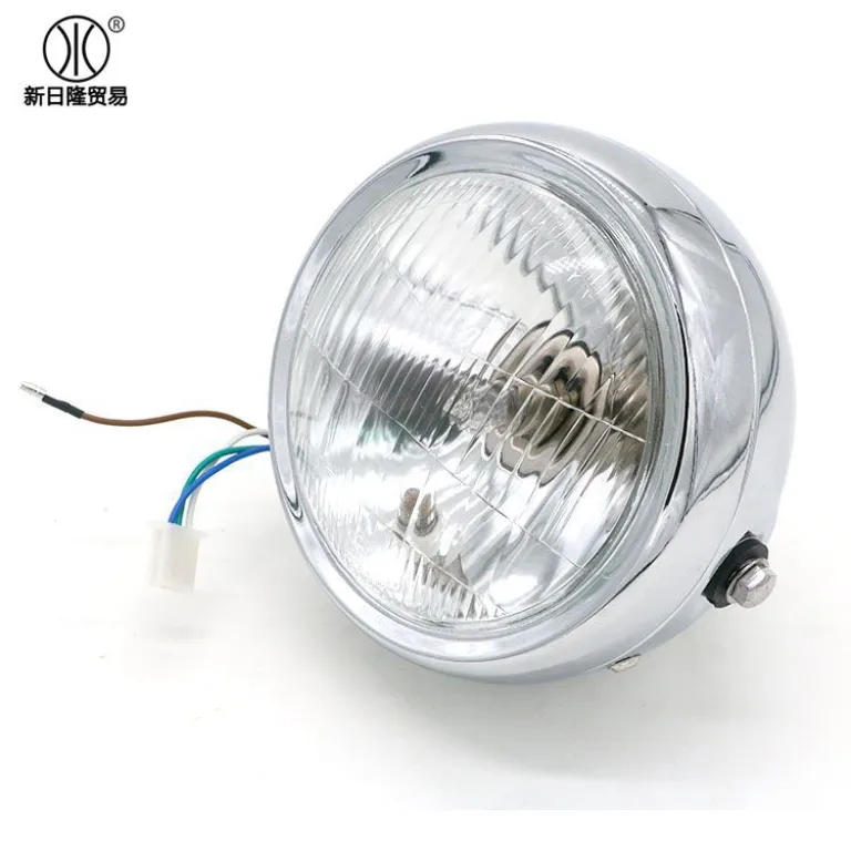 CG125 چراغ جلوی رترو GN125 با بدنه مشکی گرد، عرضه عمده لوازم موتورسیکلت