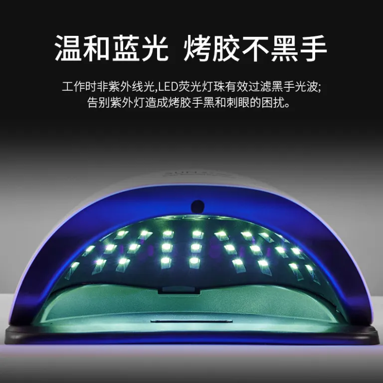 فروش مستقیم کارخانه SUNX7MAX دستگاه ژلیش ناخن 180W لامپ خشککن ناخن با سنسور خودکار و دو منبع نور