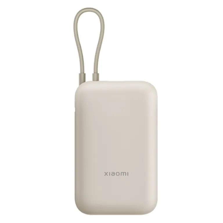 پاوربانک جیبی شیائومی با کابل داخلی 10000mAh مناسب دانش‌آموزان و رفت‌وآمد روزانه، شارژ سریع، هدیه تبلیغاتی سازمانی