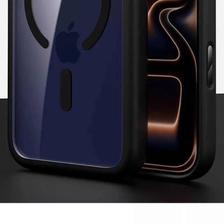 قاب گوشی اپل iPhone18ProMax شفاف مگنتی با محافظت کامل لنز 17 ضد ضربه مخصوص صادرات