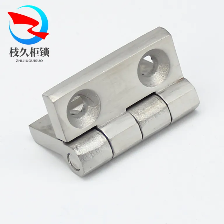 لولای صنعتی سنگین ژی‌جیو CL226، تقویت‌شده برای تجهیزات مکانیکی 304، لولای استیل ضدزنگ برای درب کابینت، جعبه توزیع برق خودرو و کشتی