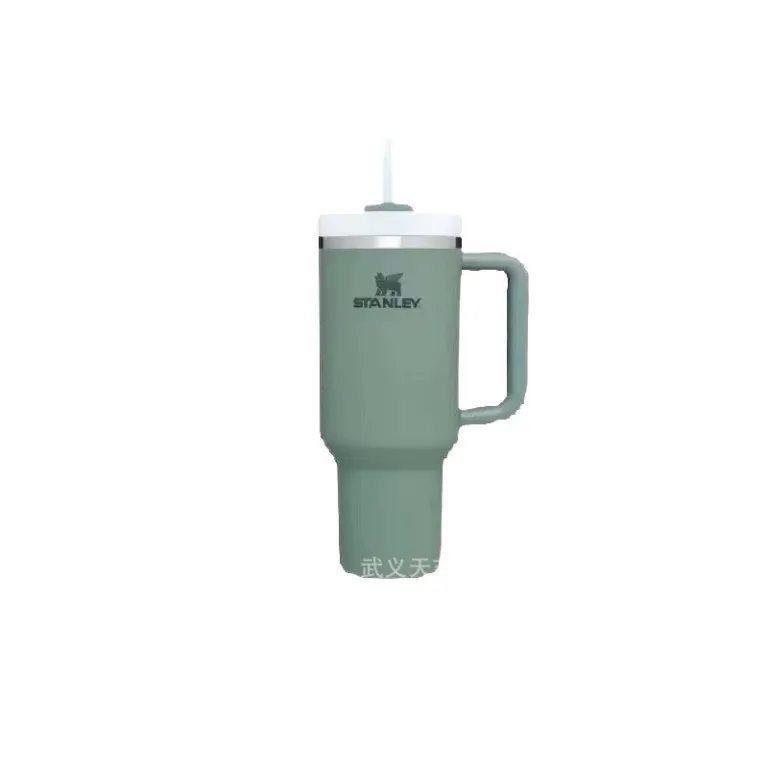 ماگ خودرو استنلی 40oz استیل ضدزنگ عایق حرارتی با ظرفیت بالا، قابل حمل، مناسب خودرو
