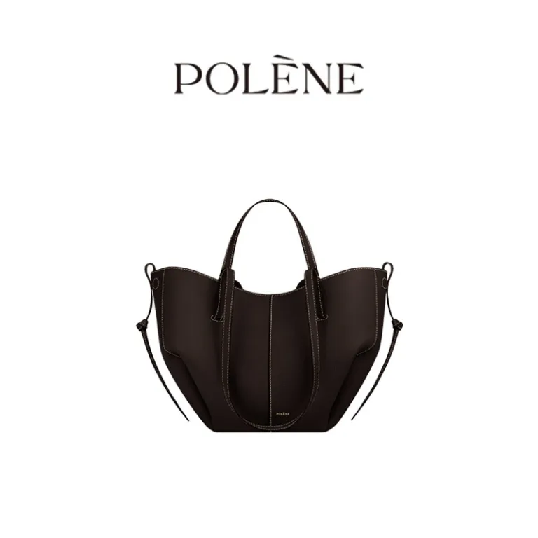 کیف توت کراس‌بوردر مدل بال‌دار polene مدل جدید Cyme کیف دوشی چرم گاوی کیف دستی گنجایش بالا