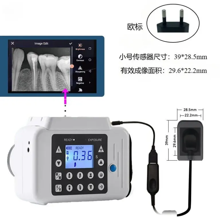DigitalX-Ray دستگاه رادیوگرافی دندان قابل حمل با سنسور تصویربرداری دیجیتال دهان و دندان