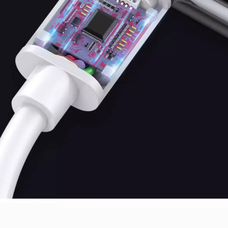 6A کابل دیتا USB شارژ سریع مناسب گوشی‌های هواوی و آنر اندروید، کابل شارژ تک‌سر با کانکتور اصلی ذوزنقه‌ای